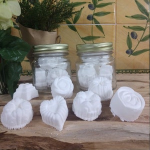 Toilet Bombs. All Natural Infused with Lemon Essential Oil. Cleans. Zero Waste. Toilet Tabs. Deodorizing. Toilet Fizzies. Septic Safe