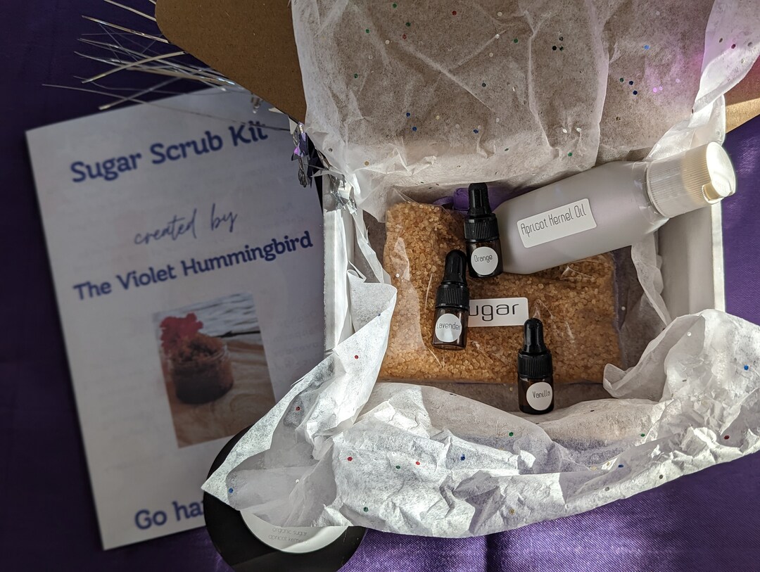 Sugar Scrub Kit. Body Scrub. Make Your Own. Skin Loving. Birthday Gift