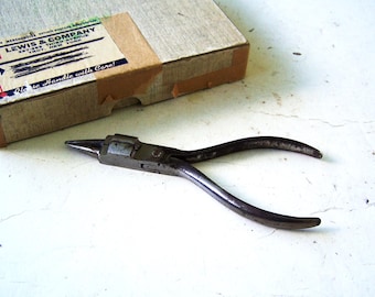 Vintage Pliers 5 Inch for Looping and Cutting Wire Made in Western Germany, American Seller, Vintage Tools, Electrical Pliers, German Pliers