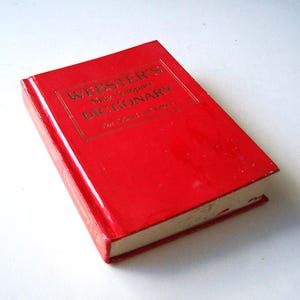 Webster&#39;s New Compact Dictionary for School and Office, Red Dictionary, Student Gift, Birthday Gift.