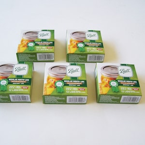 Ball Canning Jar Lids Regular Mouth 5 Boxes of 12 Lid Count 60 Lids Total