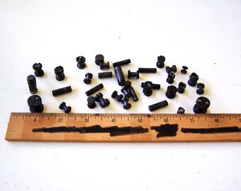 Toroidal Ferrite Cores Set of 36 Used, Toroidal Inductor Cores, Upcycled Electronic Parts, American Seller, Very Small Ferrite Cores