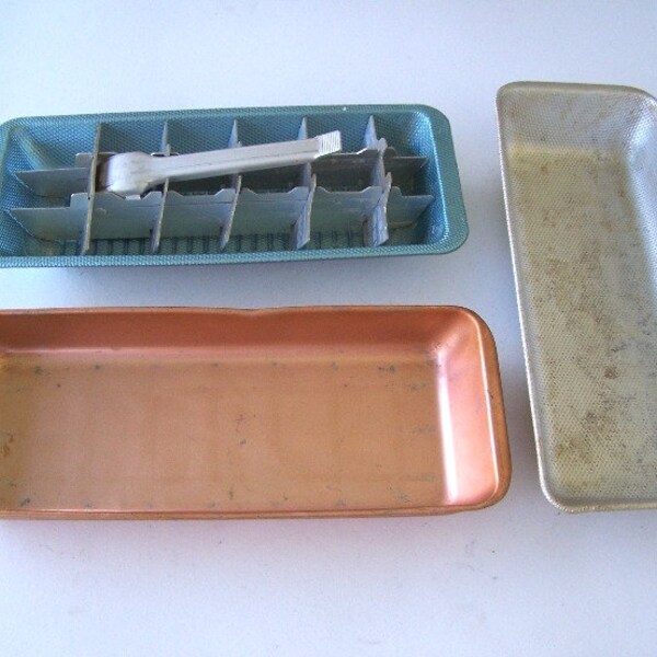 Metal Ice Cube Tray Etsy