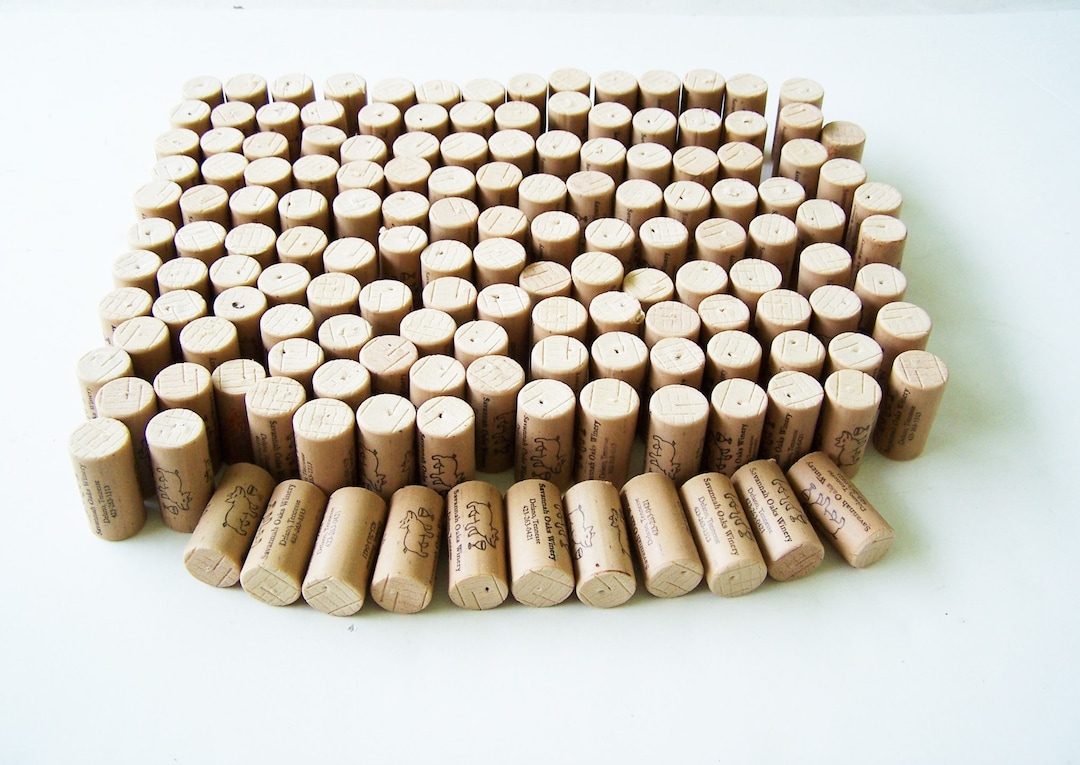 Synthetic Rubber Corks From Wine Bottles Set of 150 Used, Recycled