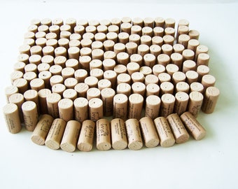 Synthetic Rubber Corks from Wine Bottles Set of 150 Used, Recycled Corks for Art and Craft Supply, Low Cost Corks, Fancy Corks, Kids Crafts