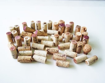 Natural Corks from Wine Bottles Set of 50 Used, Recycled Corks for Art and Craft Supply, Low Cost Corks, Fancy Natural Corks, Kids Crafts