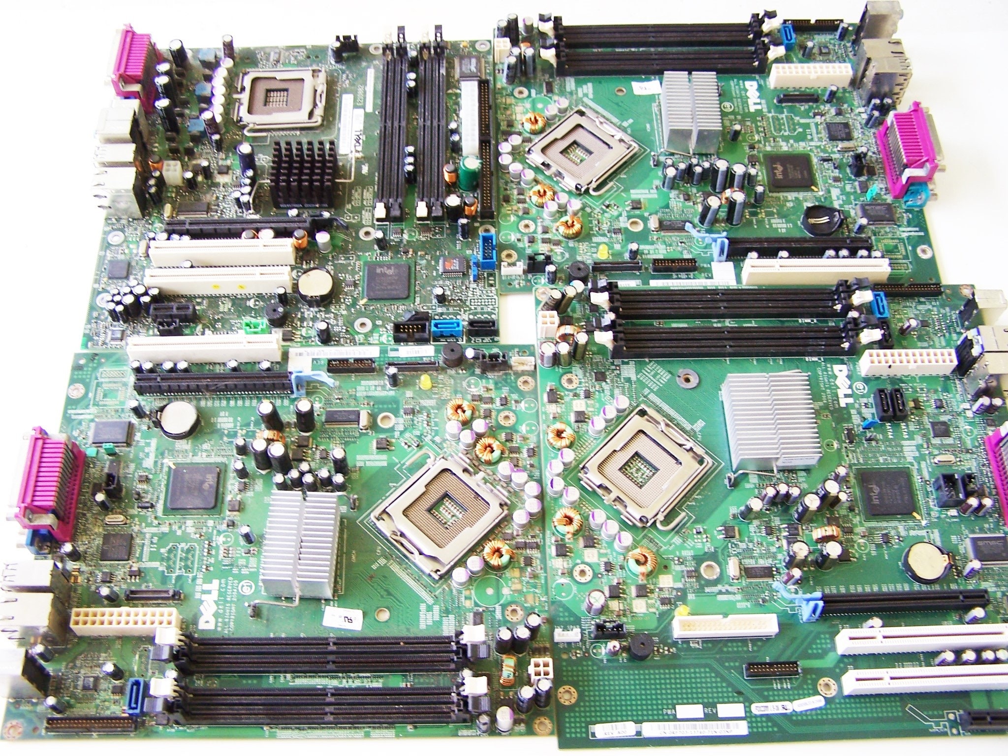 Computer Motherboard Circuit Boards Lot of 4, Computer Art Parts, Geeky ...