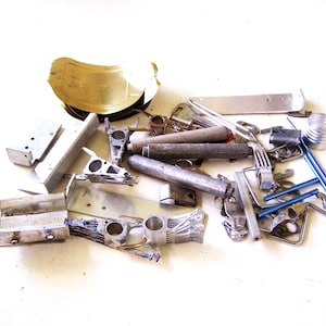 Scrap Aluminum Pieces, Recycled Computer Parts and Pieces, Supplies for Making Crafts and Jewelry, American Product, Small Pieces Aluminum