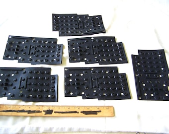 Telephone Keyboard Rubber Sheets 6 Pieces, Stretchable Latex Sheet, Computer Art/Craft Supplies, Upcycled Keyboard Parts, American Product