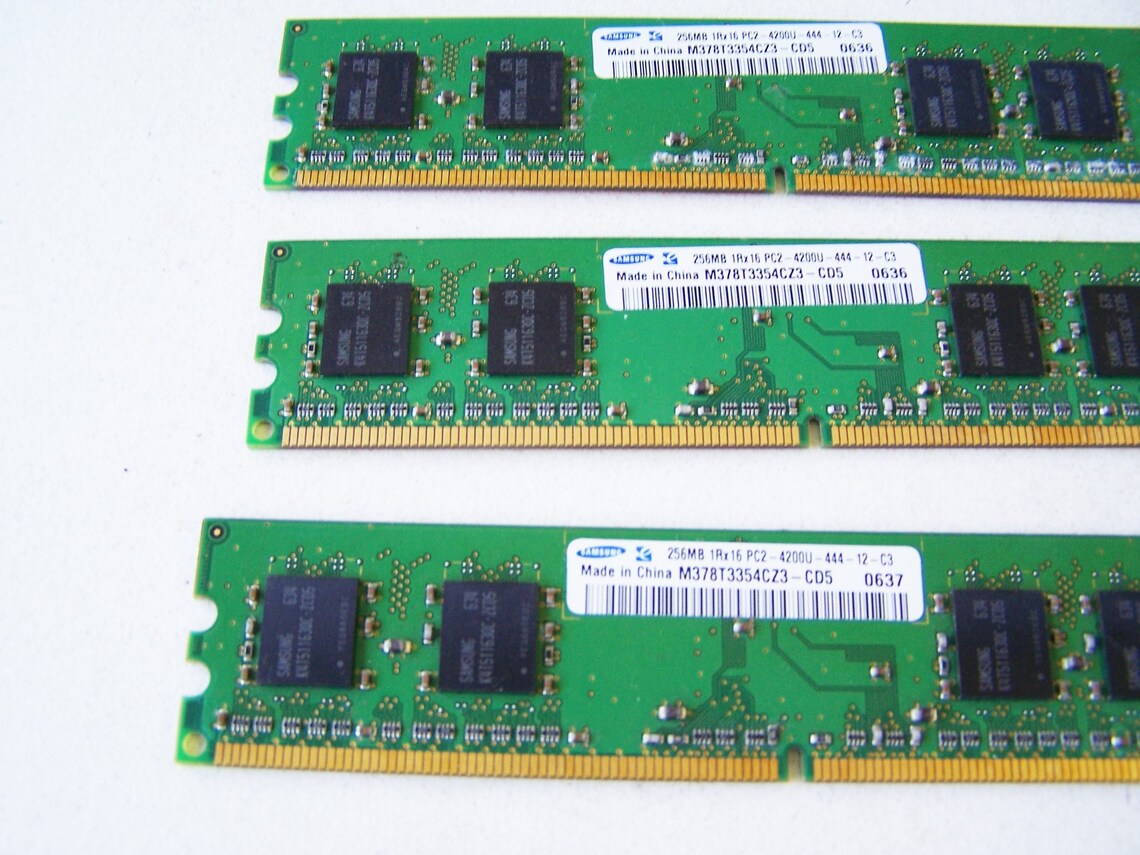 Computer RAM or Memory Sticks Gold Fingered 6 Pieces Jewelry Etsy