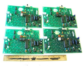 Four Circuit Boards Salvaged from Desk Telephones, Computer Boards, Gold Circuit Board, Clock Face Parts, USA Seller, Geeky Parts Stuff