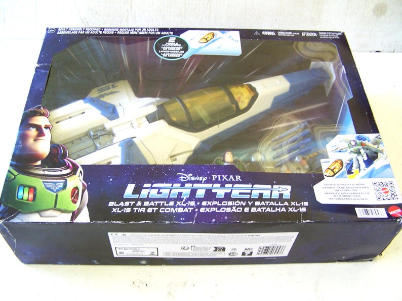 Buzz Lightyear Blast & Battle XL-15 Ny oöppnad låda, Samlarfigurset, Födelsedagspresent, Amerikansk säljare, Lightyear Rymdjet bild 1