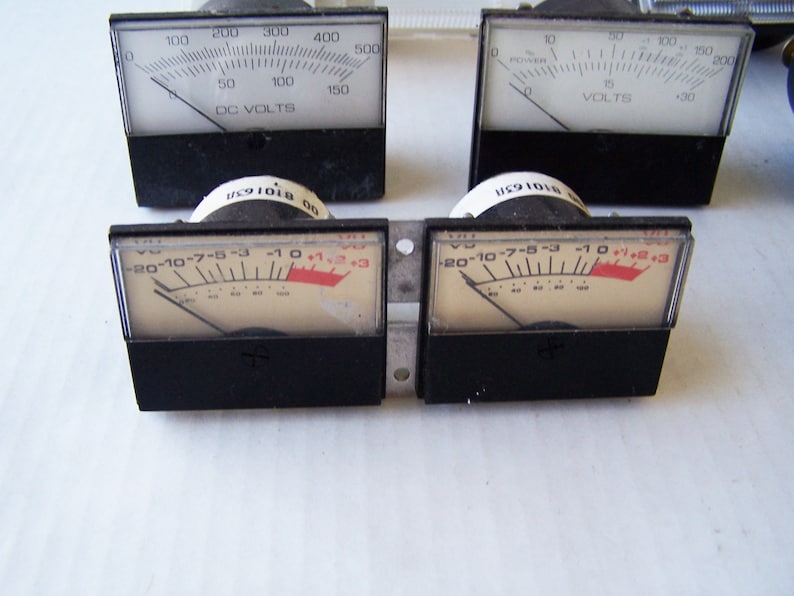 Analog Panel Meter Faces 8 Pieces Steampunk Supply Clear Etsy