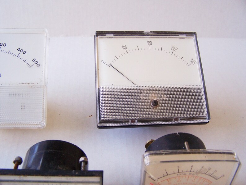 Analog Panel Meter Faces 8 Pieces Steampunk Supply Clear Etsy