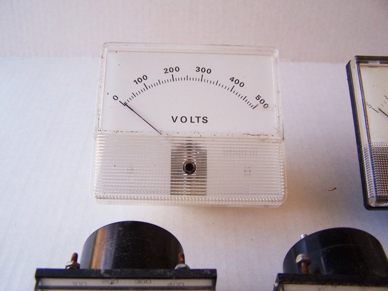 Analog Panel Meter Faces 8 Pieces Steampunk Supply Clear Etsy