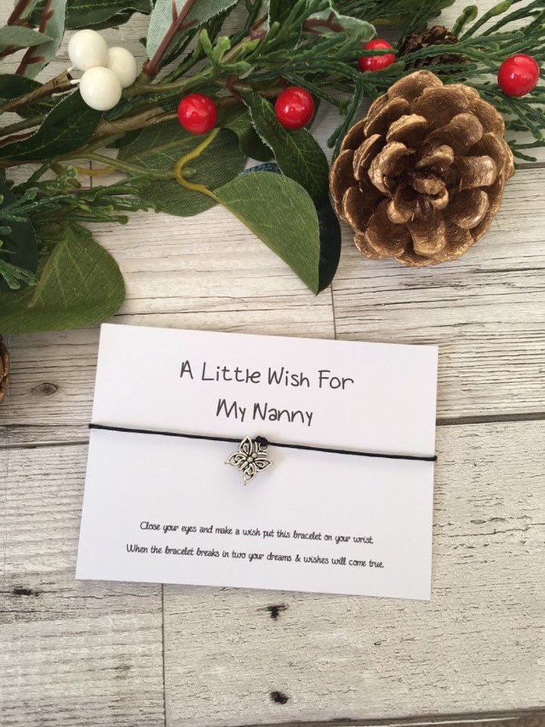 personalised nanny bracelet