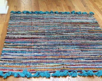 Washable rag rug | Etsy