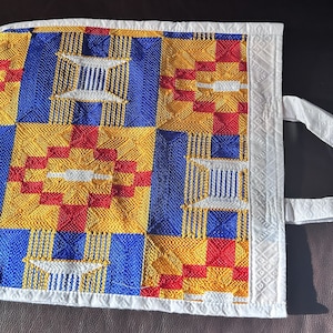 SALE Vintage Bag, Cotton Embroidered Tote Dowry Book Bag Home Decor OOAK