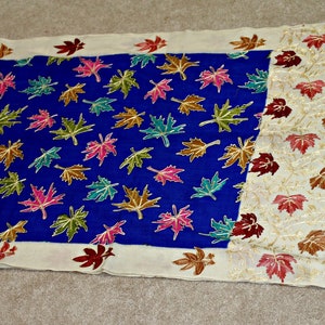 Off White Soft Pure wool, Soft Stole Shawl Wrap Muffler Wrap with Hand Print, Embroidery and Tassels