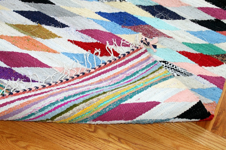 SALE 3x6 Ft Boho Vintage Dhurrie Rug Machine Washable Etsy