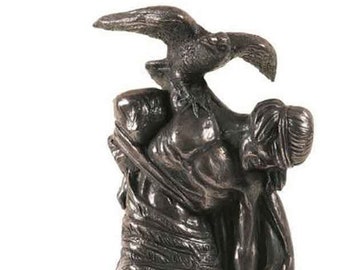 90s Ireland製 Hand Made Statue Genesis Bronze 8” Irish Legend Cu Chulainn Statue (R24) - Etsy