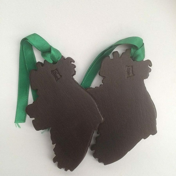 Irish Turf Map Of Ireland Hanging Decoration (F60) (2 For The Price Of 1)