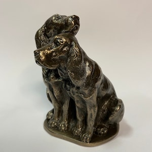 Genesis Bronze pair of Spaniels