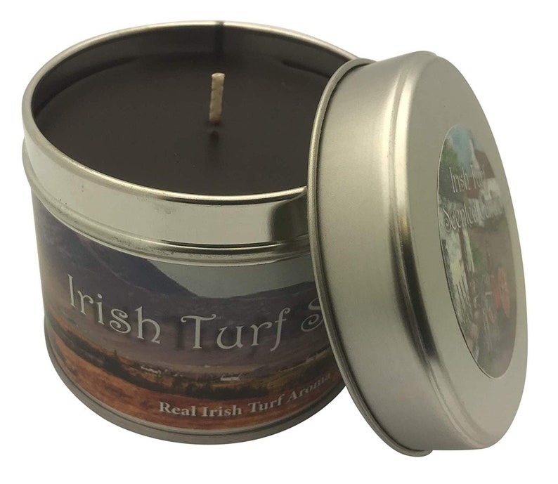 Traditional Irish Turf Scented Candle in Presentation Tin Etsy