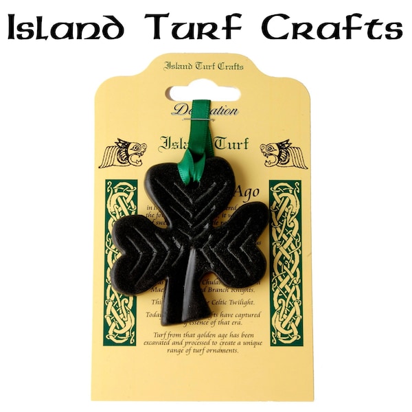 Irish Turf Shamrock (Hanging Decoration) [F31]