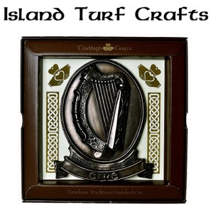 TF09 Island Turf Crafts Bronze GAA Trophy Plaque 6" 