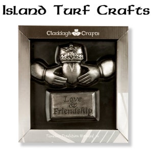 Targa Claddagh in argento 7&quot; [CC01]