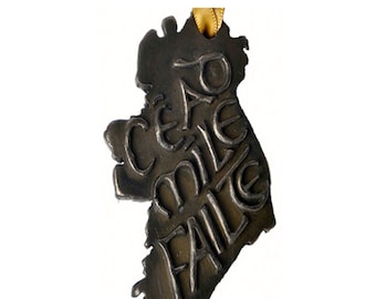 Bronze Cead Mile Failte Hanging Decoration 4" [TSF36]