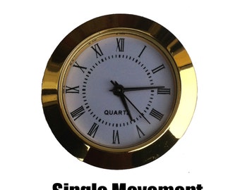 1 x Quartz 37mm Clock Insertion Movement