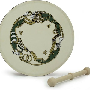 Walton's 8" Irish Bodhran & Beater - Chase Design