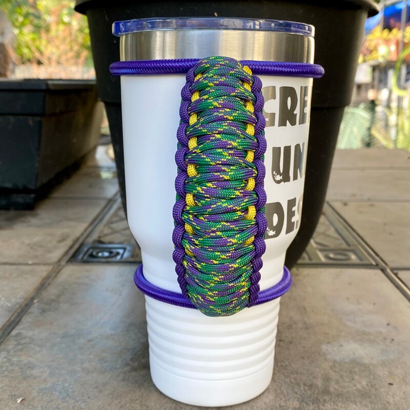 42POPS Mardi Gras Stainless Steel Tumbler, 30 OZ