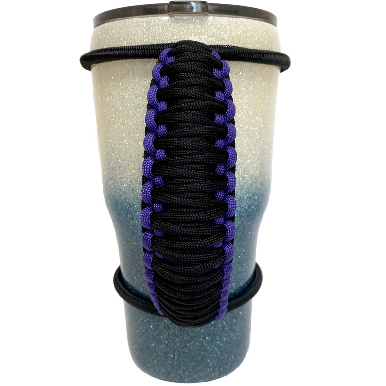 20 30 32 40oz Handle Handmade Customizable Tumbler Handle Custom Tumbler Handle Glitter Tumbler Handle Paracord Handle for Tumbler