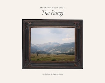 Mountain Photography Print: The Range - Vintage Style (Digital Download)