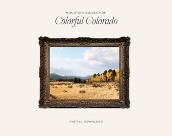 Colorful Colorado Photography Print: Mountain Art (Digital Download)