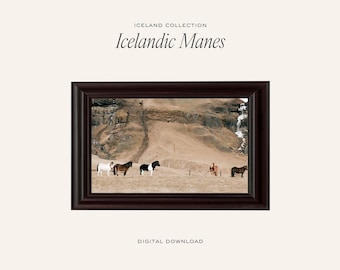 Icelandic Manes | Iceland Collection| Iceland Photography | Digital Download