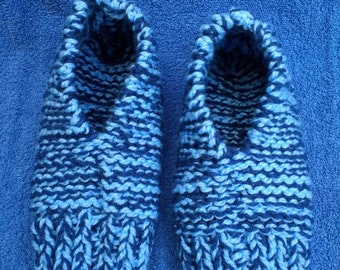 Knitted Slippers Etsy