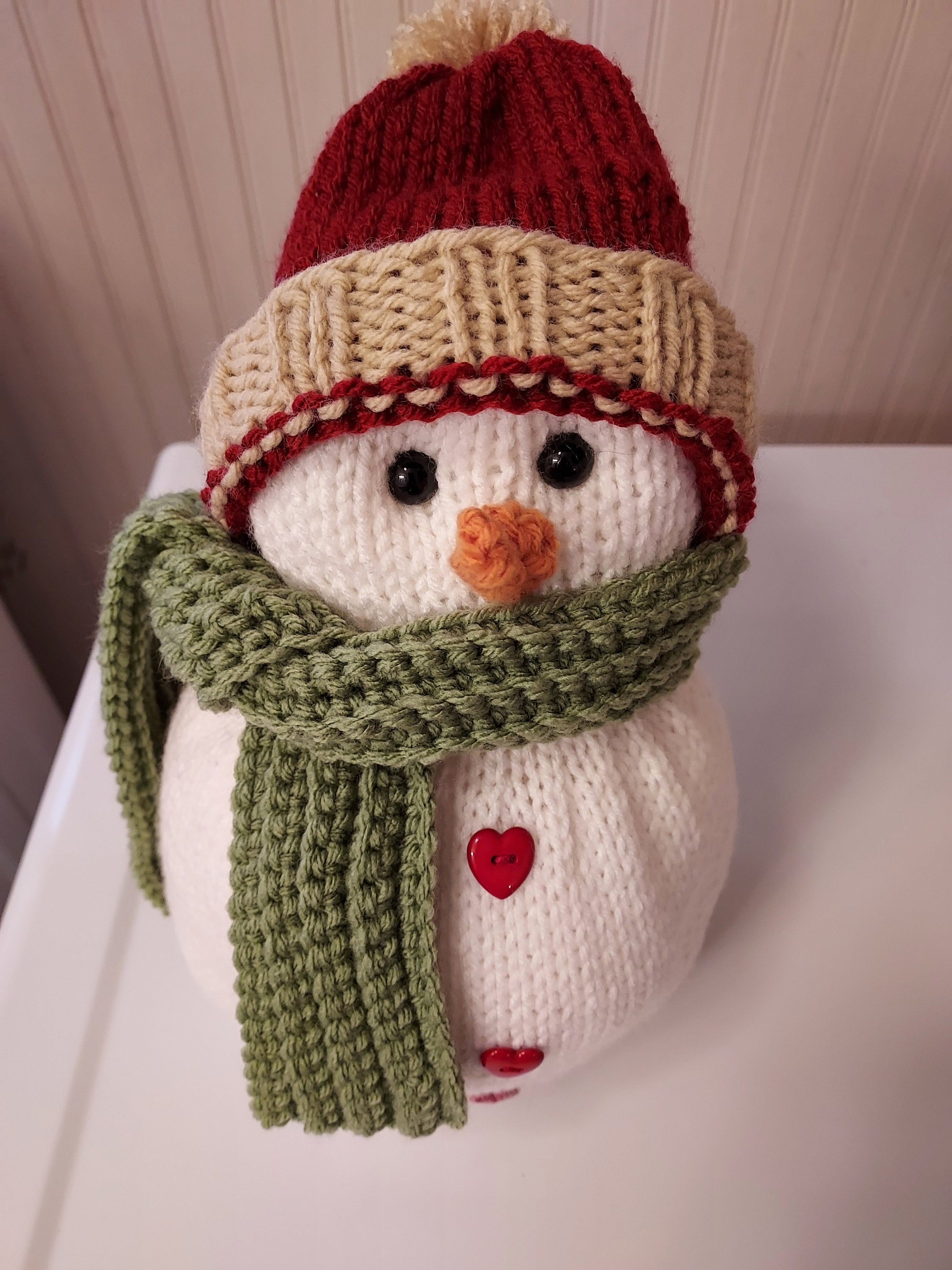 帽子・その他 87MM Mmlg SNOWMAN KNIT KEYRING WHITE MMLGBD2ALF024WH Knit Snowman Hat - Etsy