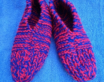 Women's, Hand Knitted Slippers, Knitted Slippers, Slippers, Shoes, Twinkle Bug Moon, Double yarn, Warm, Gift, Customizable, Favorite Color