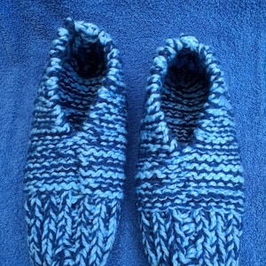 Knitted slippers for sale deals