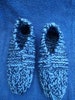 Men's, Hand Knitted Slippers, Knitted Slippers, Slippers, Shoes, Twinkle Bug Moon, Double yarn, Warm, Gift, Customizable, Footies 