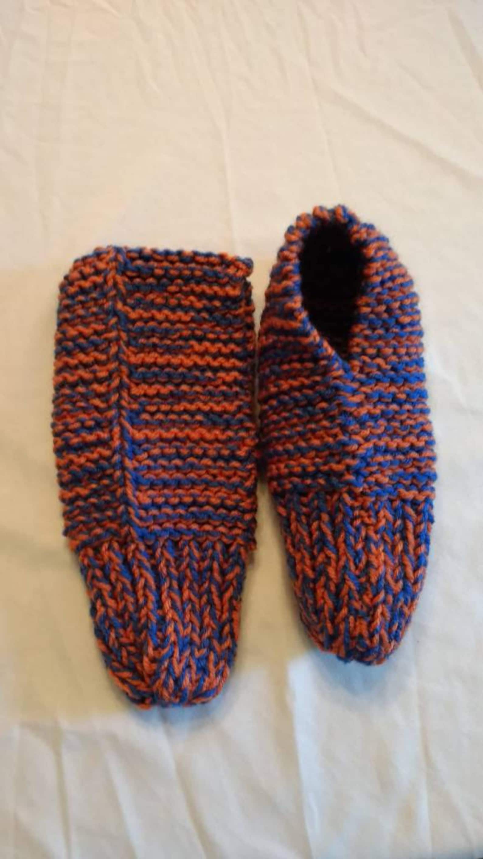Men's, Hand Knitted Slippers, Knitted Slippers, Slippers, Shoes ...