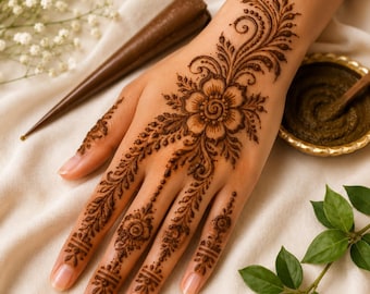 4 Henna cones