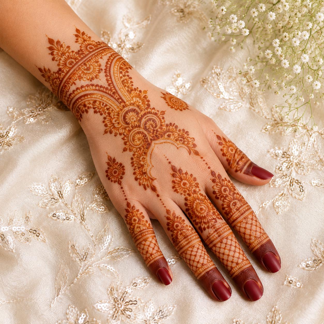 Customizable 12 Natural Herbal Henna Cones Temporary Tattoo Body