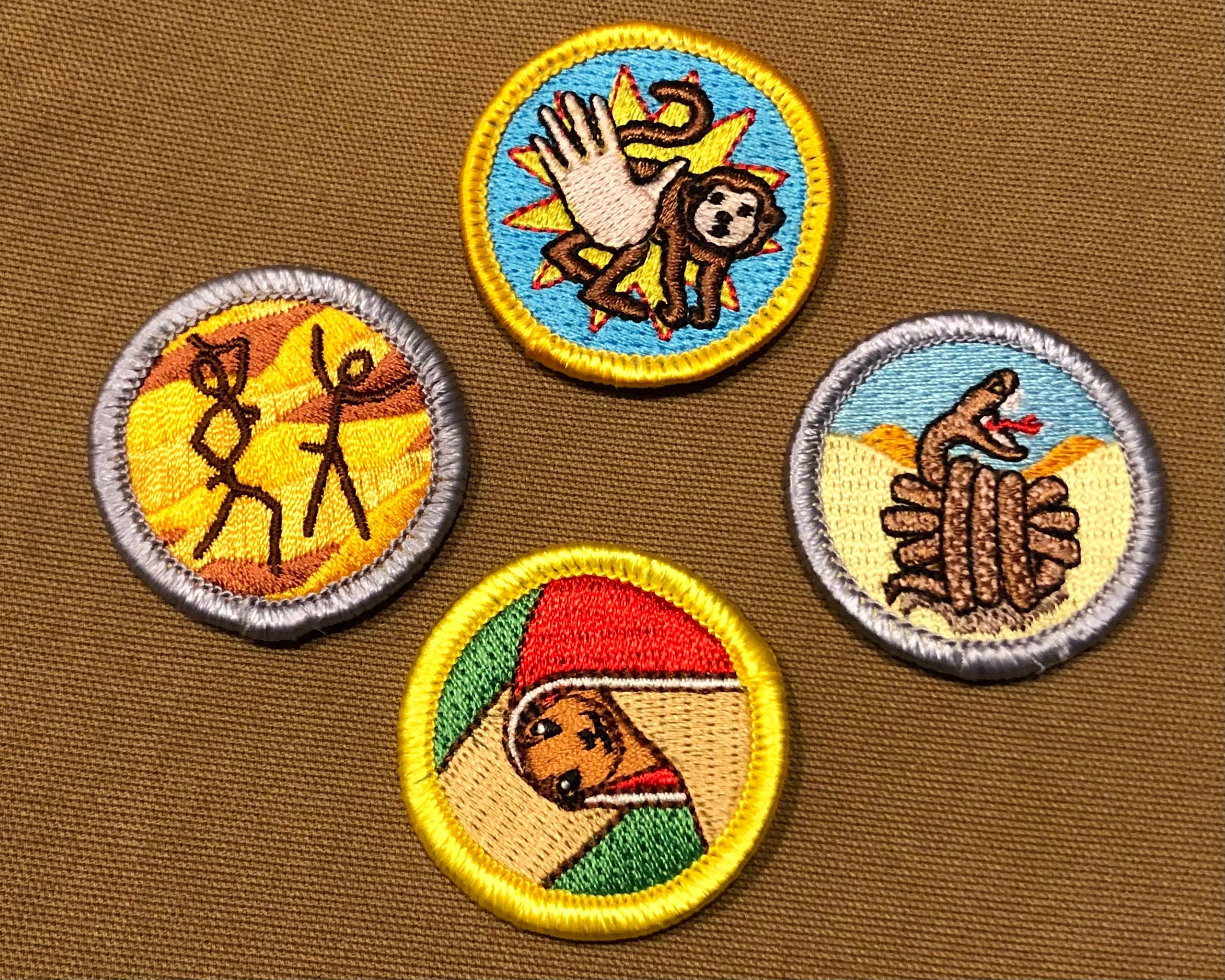 Bad Scout Badges Funny Boy Scout Merit Patches 