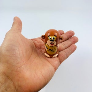 Monkeys Russian Traditional Nesting Doll/Hand Made-Micro size/5-pcs Set/NEW!!! 