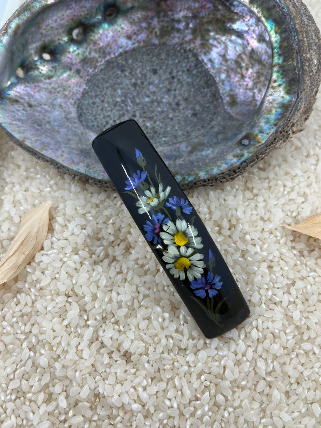 Barrette russe rouge et noir - Merveilles Russie